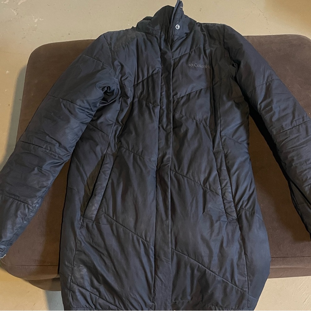 Columbia Women’s Black Long Puffer Coat
